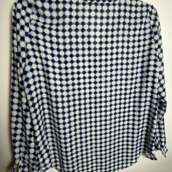 41 hawthorn women's blouse size M plaid - Picture 3 of 3